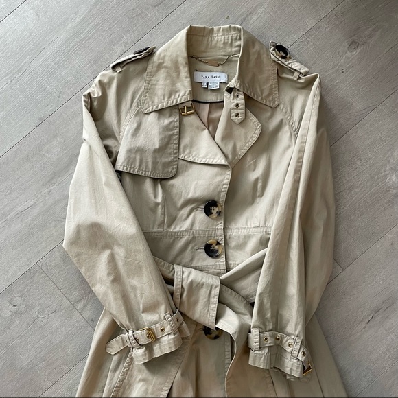 Zara Basic Coat Dress with Belt - Picture 8 of 9